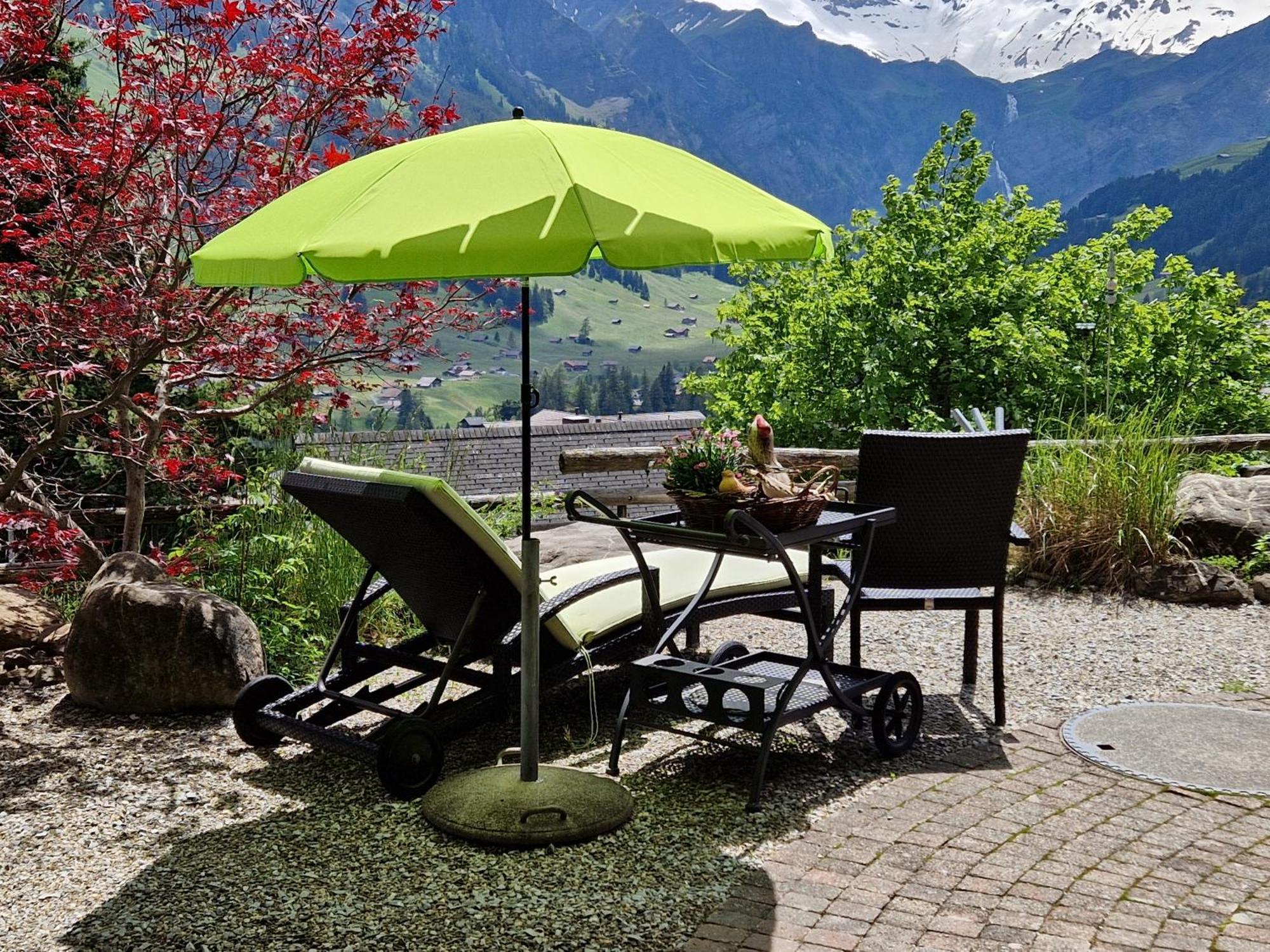 אדלבודן Chalet Gotthelf Gartenstudio, Ferien Mit Hund מראה חיצוני תמונה